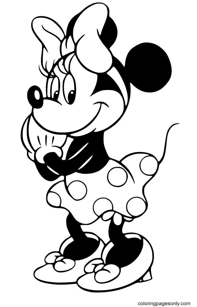 88 Printable Minnie Mouse Coloring Pages for Kids 84