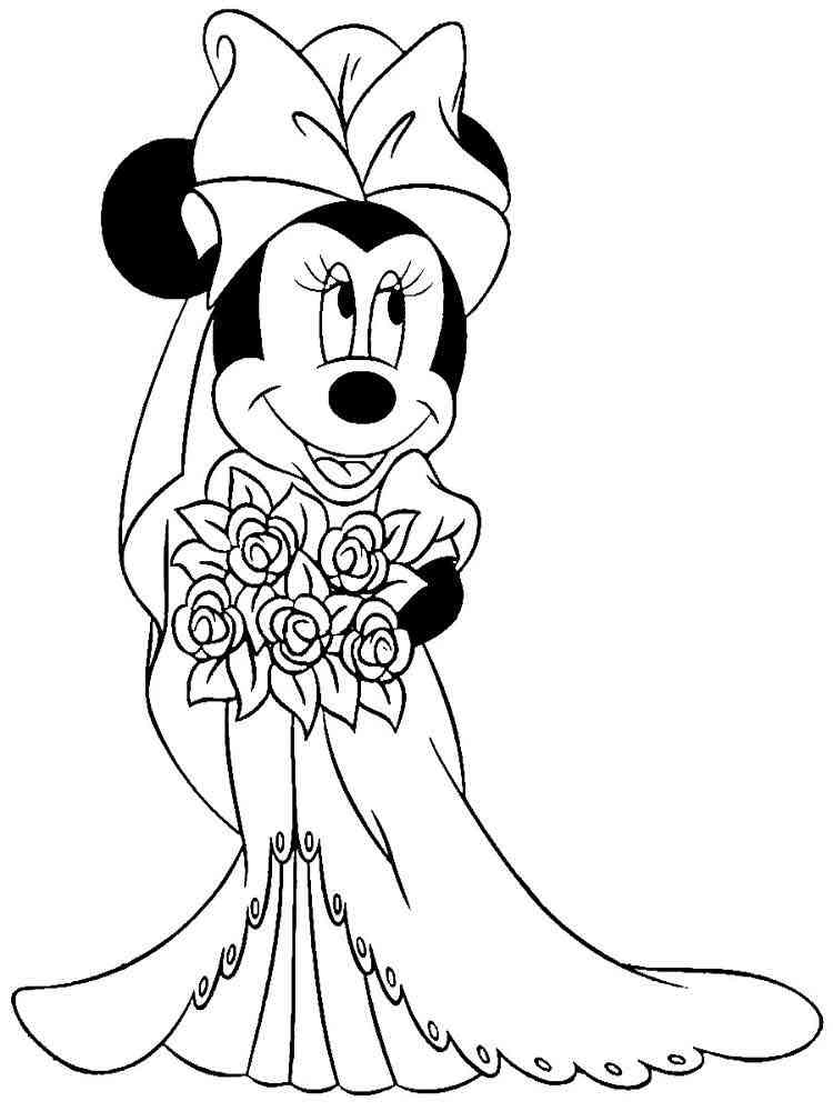 88 Printable Minnie Mouse Coloring Pages for Kids 87