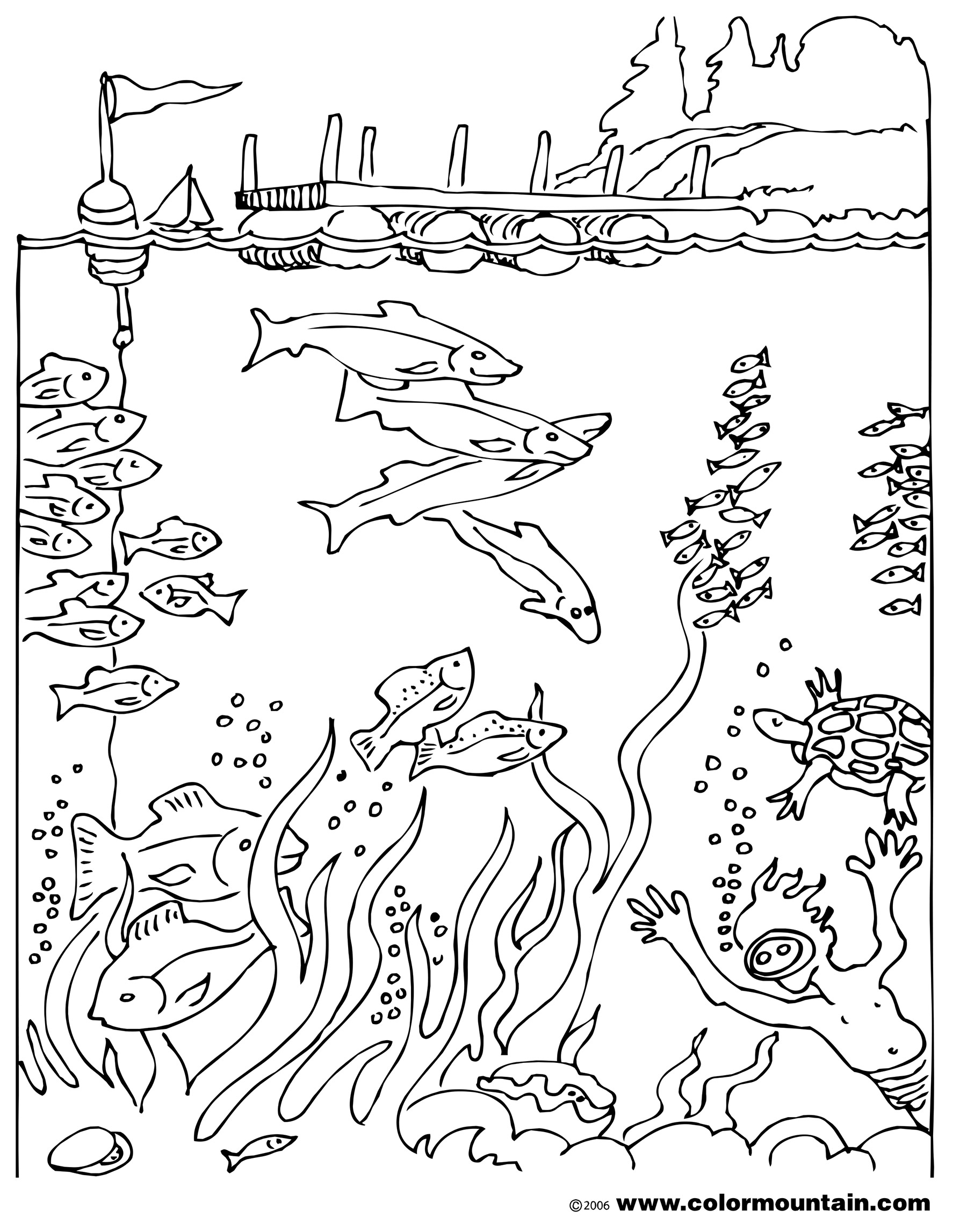 91 Scuba Diving Coloring Pages Printable 24