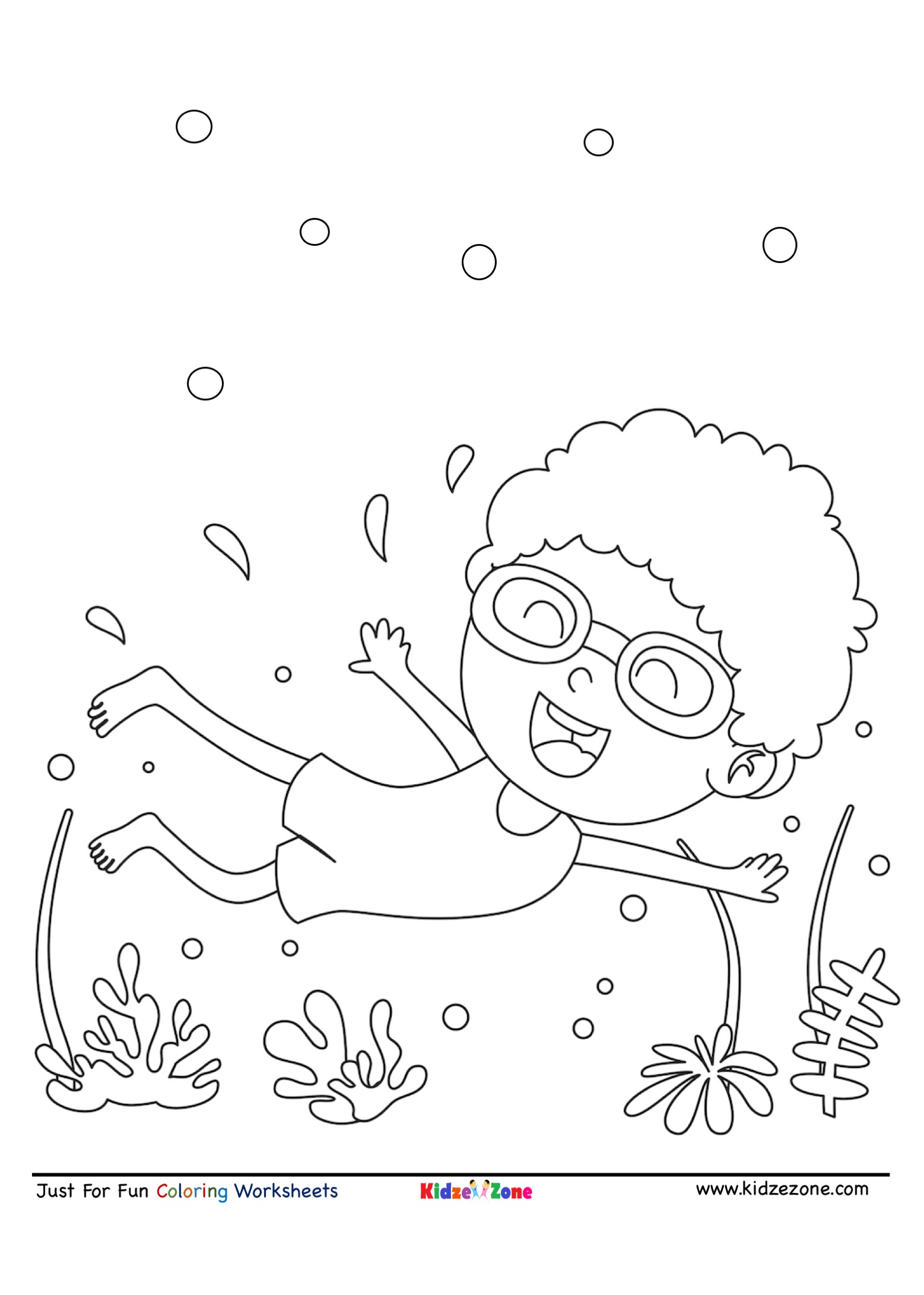 91 Scuba Diving Coloring Pages Printable 42