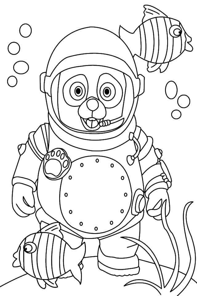 91 Scuba Diving Coloring Pages Printable 46