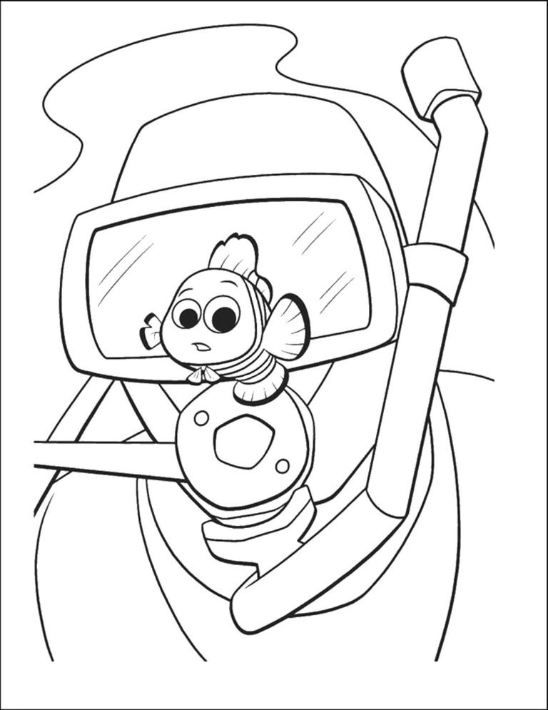 91 Scuba Diving Coloring Pages Printable 60