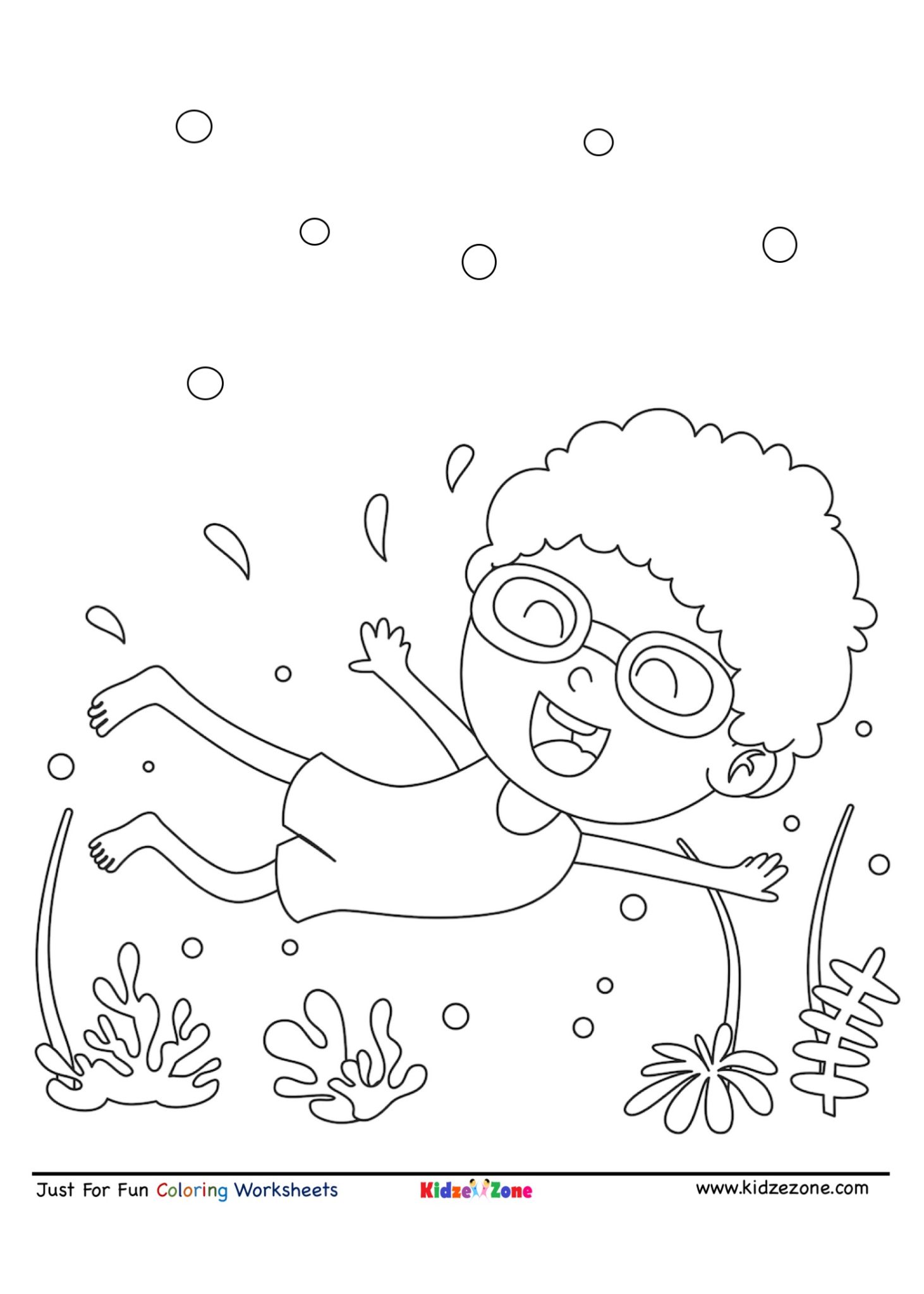 91 Scuba Diving Coloring Pages Printable 65