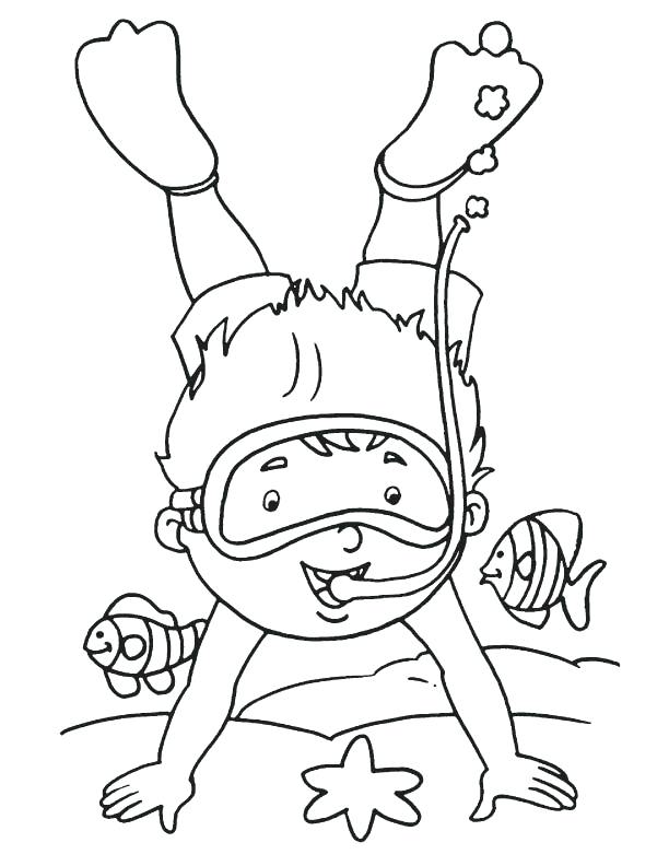 91 Scuba Diving Coloring Pages Printable 74