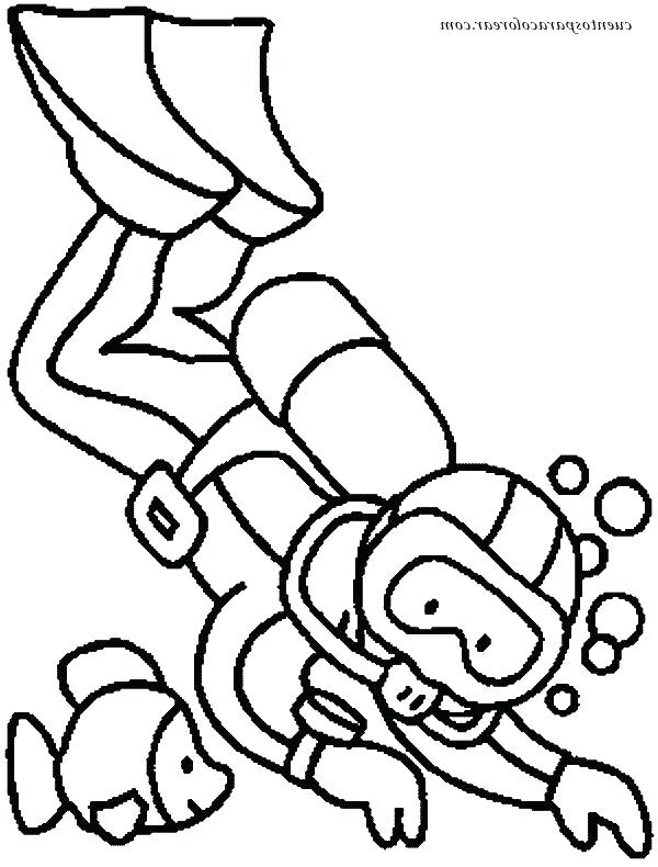 91 Scuba Diving Coloring Pages Printable 85