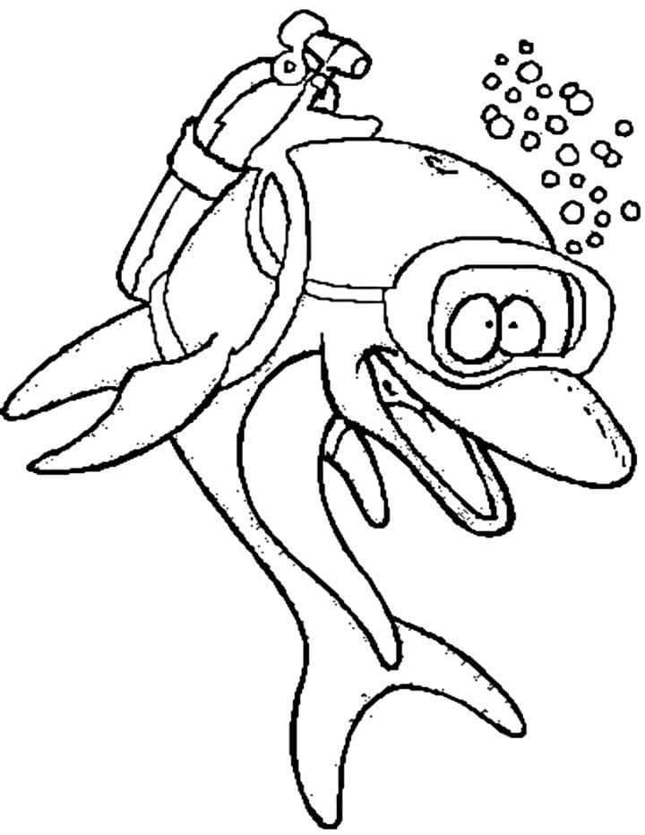 91 Scuba Diving Coloring Pages Printable 88
