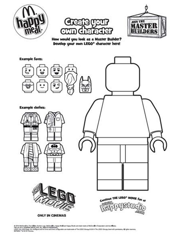 95 Lego Movie Coloring Pages Printable 65