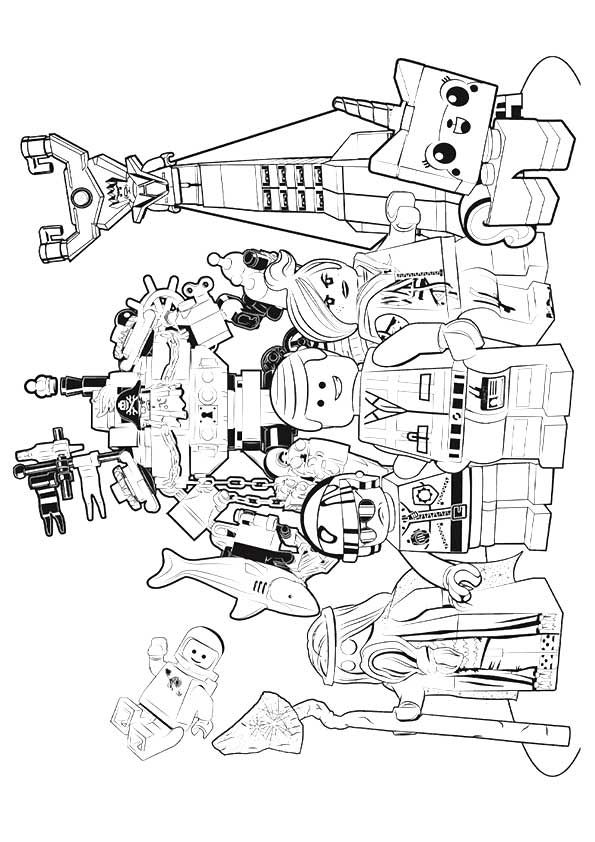 95 Lego Movie Coloring Pages Printable 77