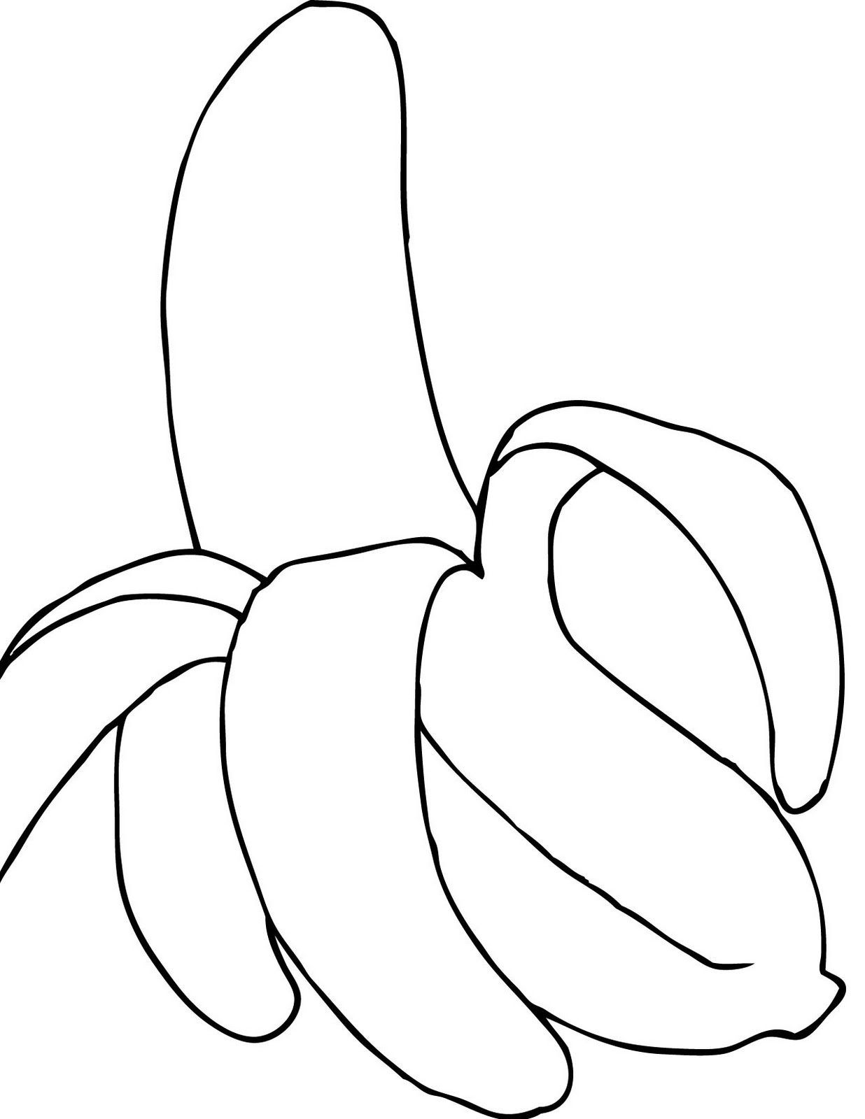 96 Banana Coloring Pages Printable 1