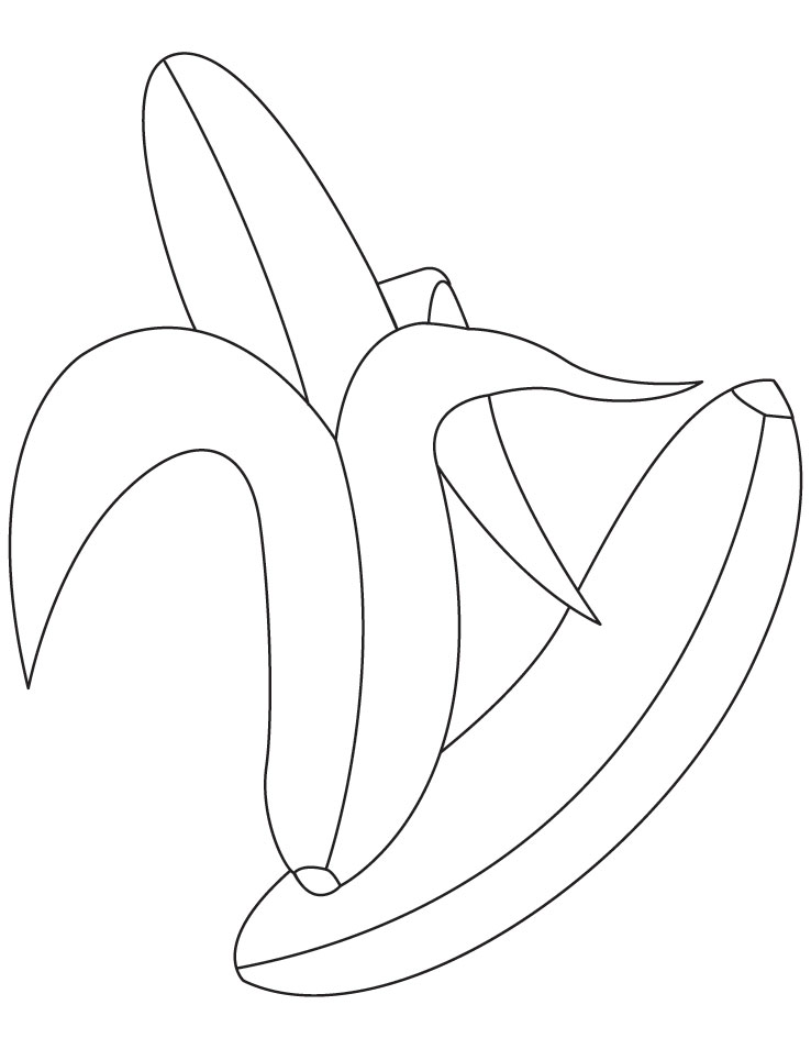 96 Banana Coloring Pages Printable 16