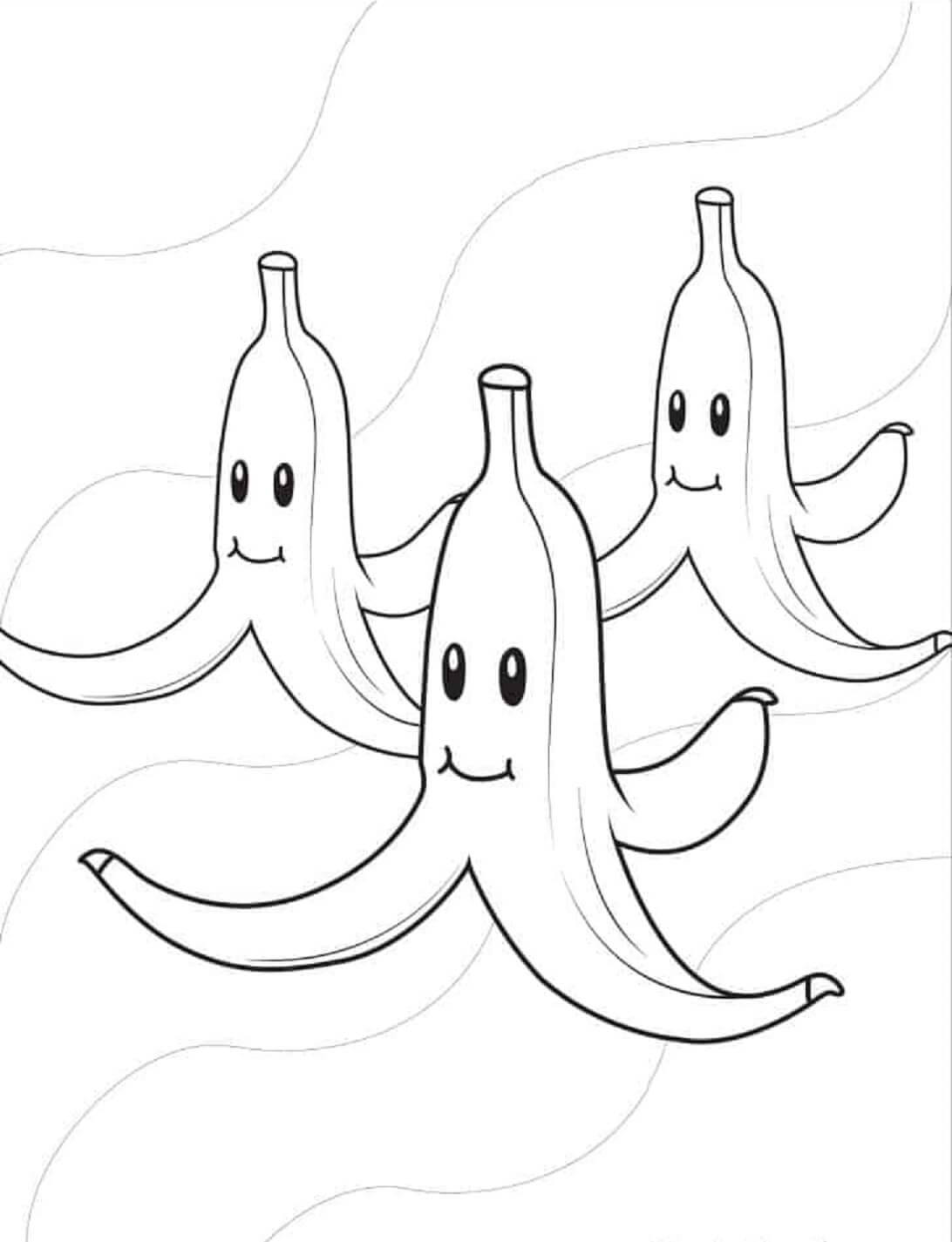 96 Banana Coloring Pages Printable 18