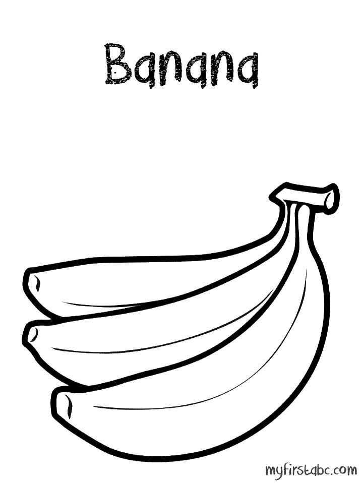 96 Banana Coloring Pages Printable 24