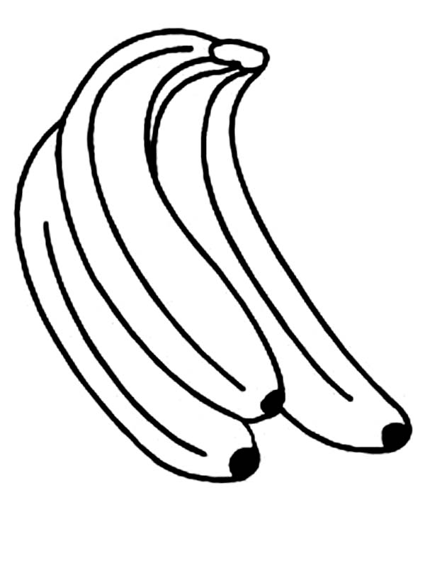 96 Banana Coloring Pages Printable 3