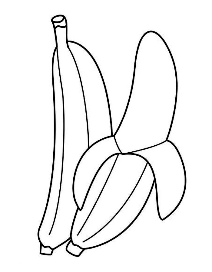 96 Banana Coloring Pages Printable 32