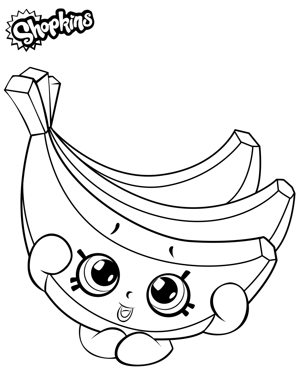 96 Banana Coloring Pages Printable 37