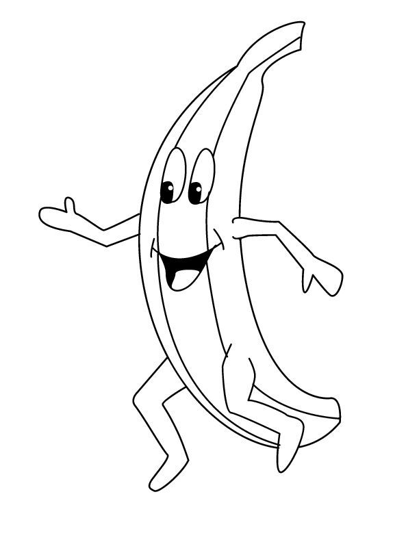 96 Banana Coloring Pages Printable 50