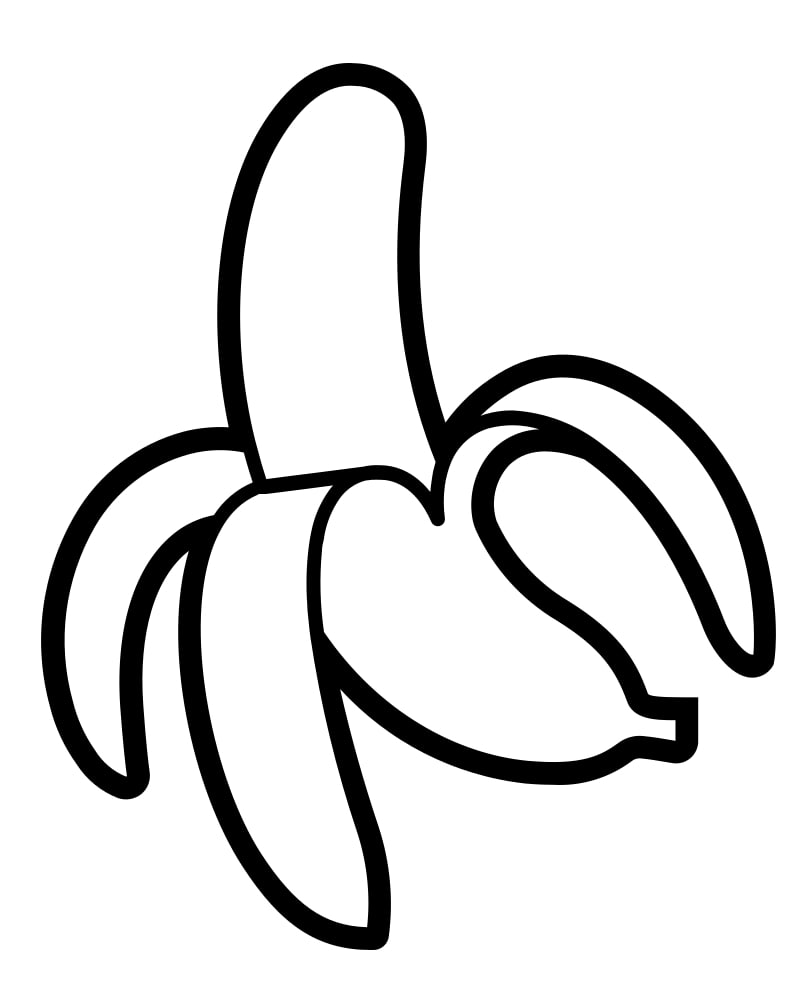 96 Banana Coloring Pages Printable 55