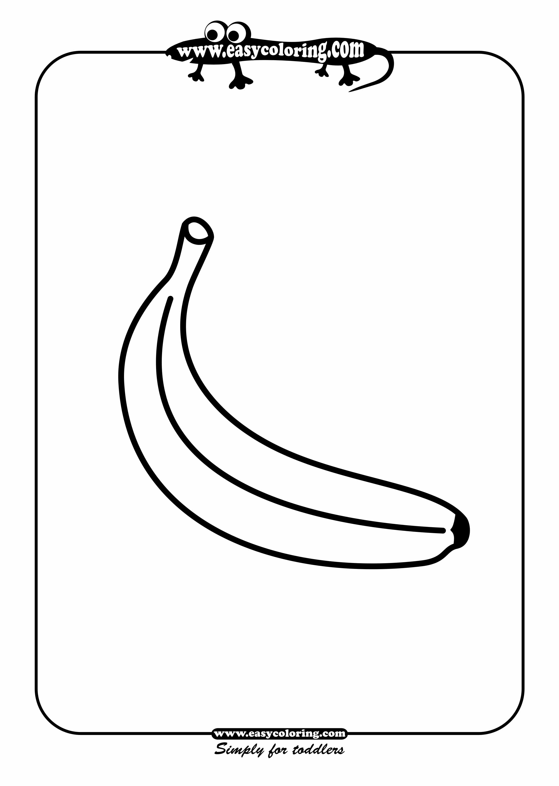 96 Banana Coloring Pages Printable 58