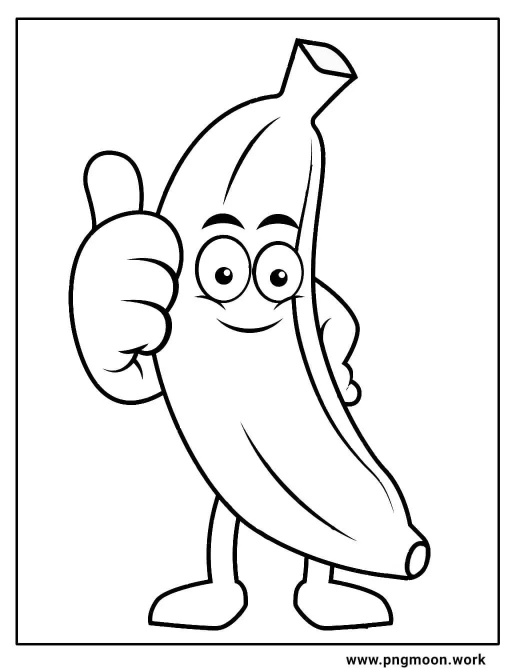 96 Banana Coloring Pages Printable 59