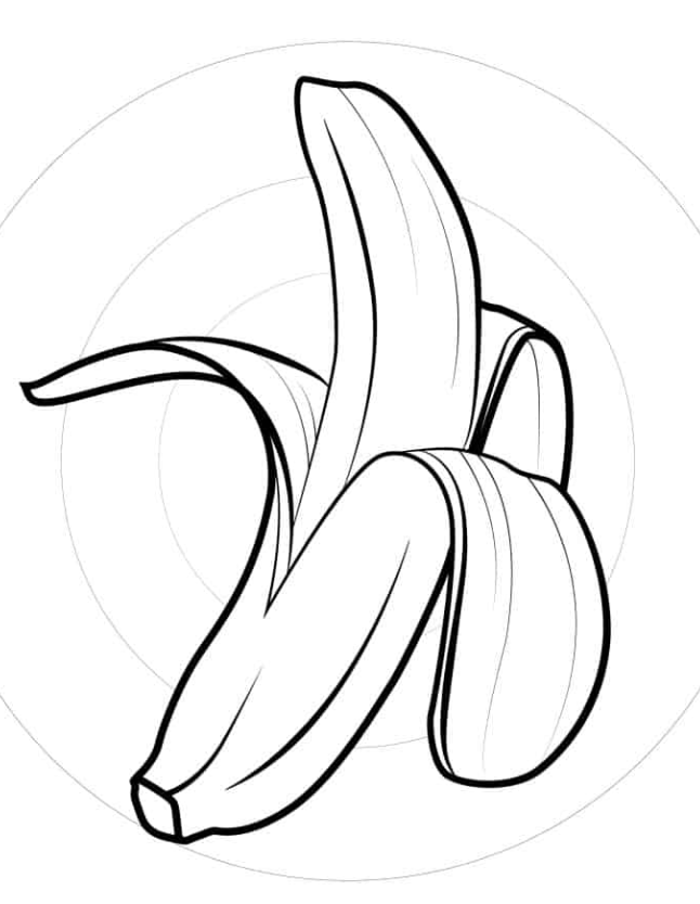 96 Banana Coloring Pages Printable 63