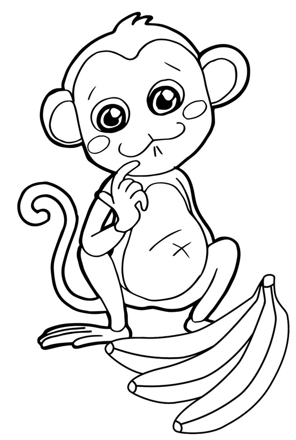 96 Banana Coloring Pages Printable 70