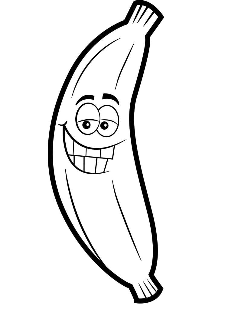 96 Banana Coloring Pages Printable 75