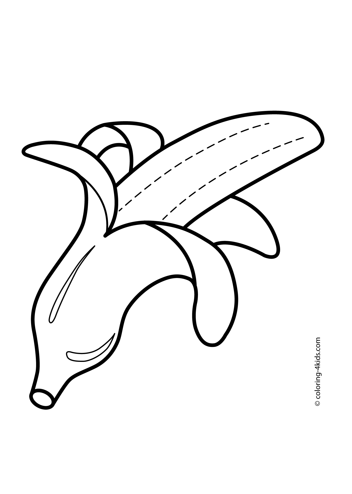 96 Banana Coloring Pages Printable 76