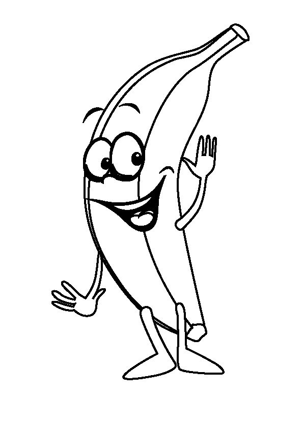 96 Banana Coloring Pages Printable 80