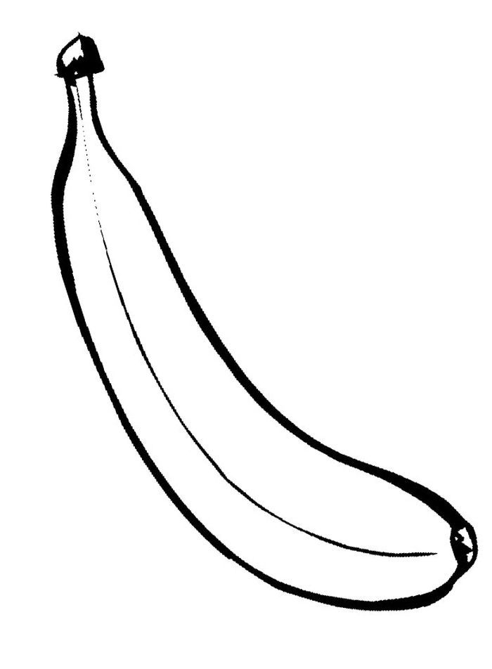 96 Banana Coloring Pages Printable 86