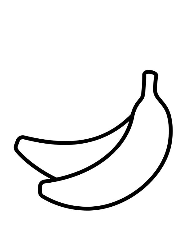 96 Banana Coloring Pages Printable 88