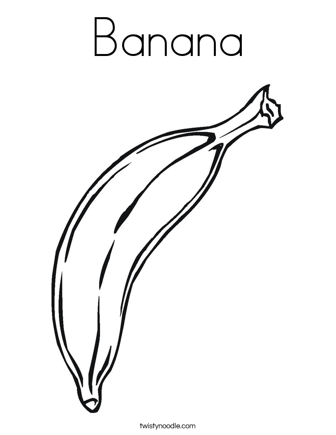 96 Banana Coloring Pages Printable 90