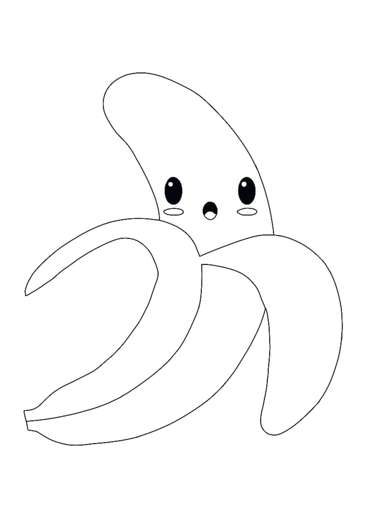 96 Banana Coloring Pages Printable 91