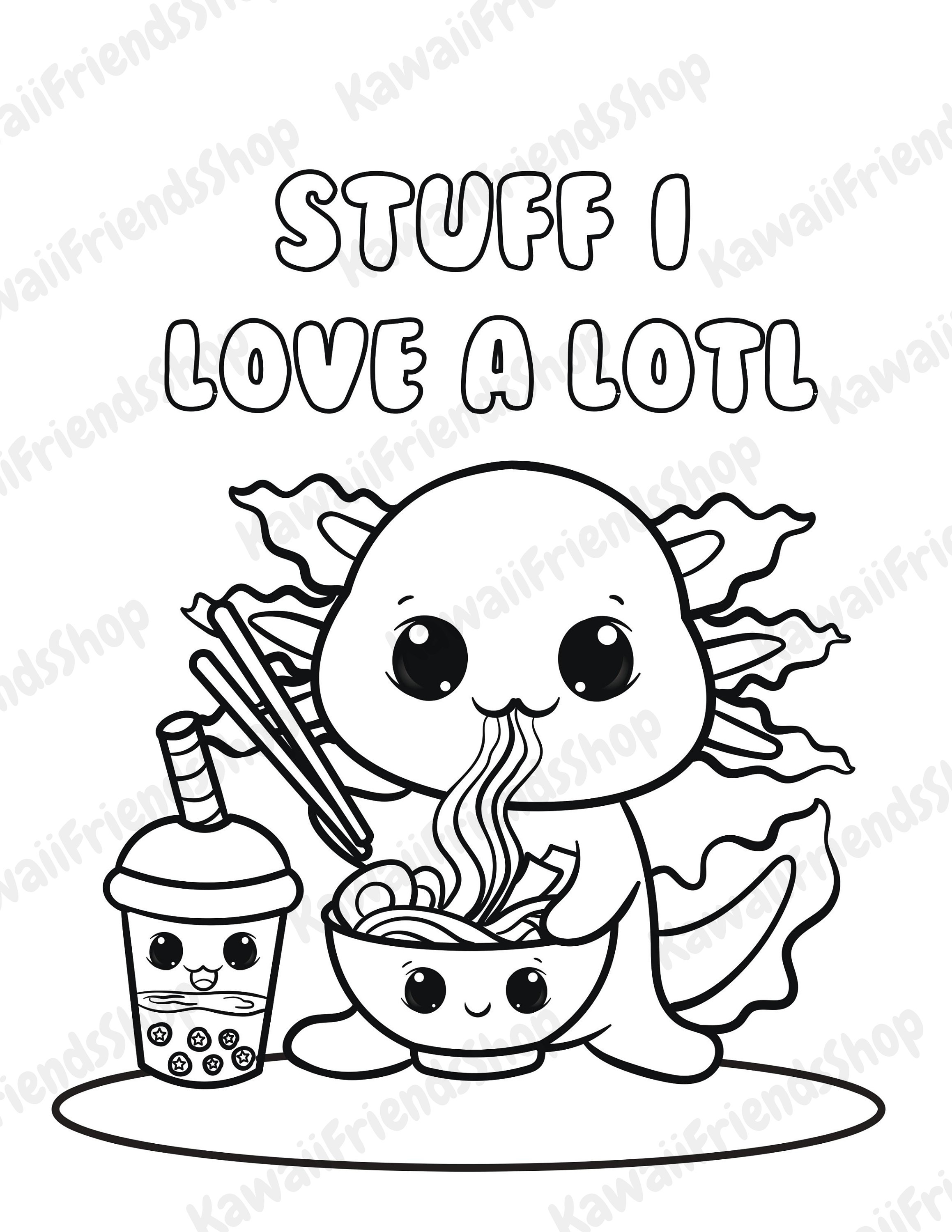 98 Boba Tea Coloring Pages Printable 16