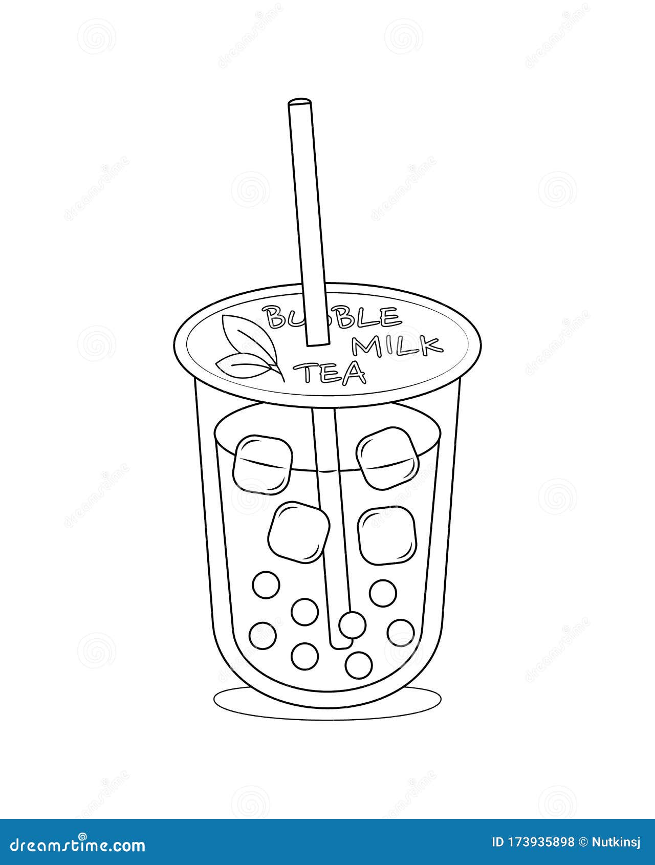 98 Boba Tea Coloring Pages Printable 26