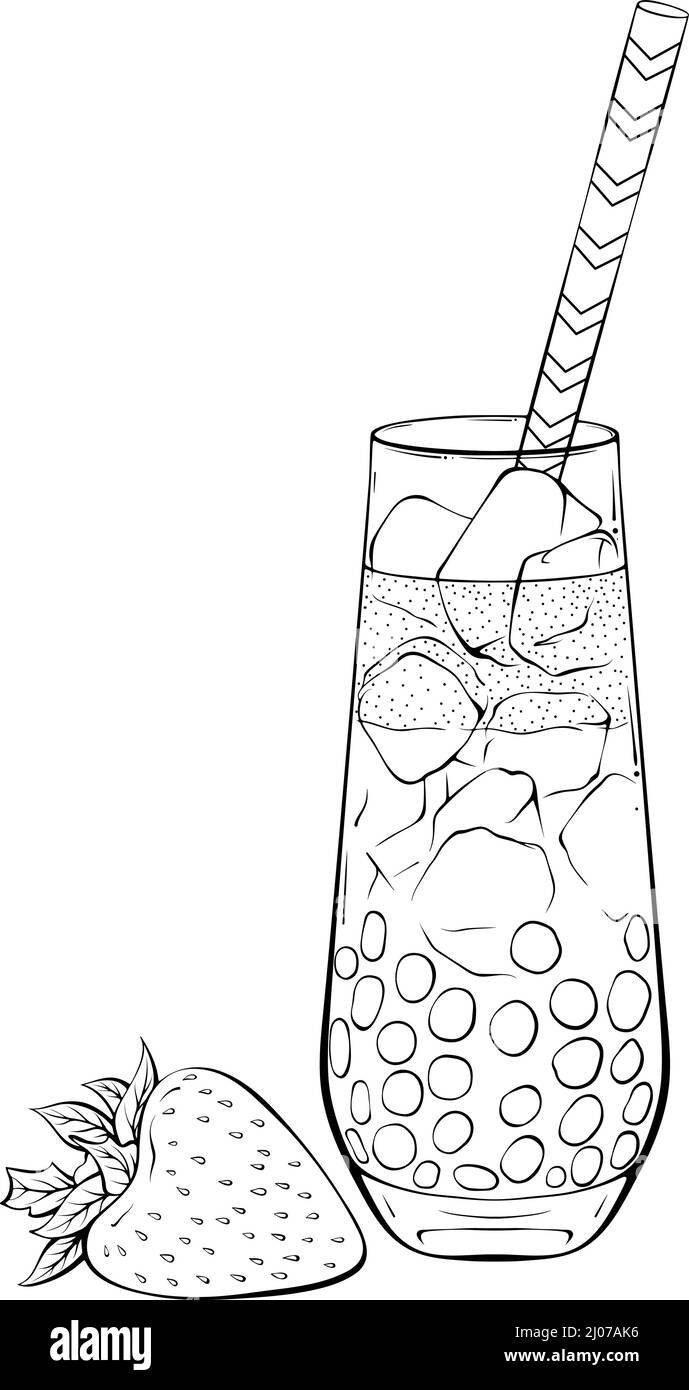 98 Boba Tea Coloring Pages Printable 39