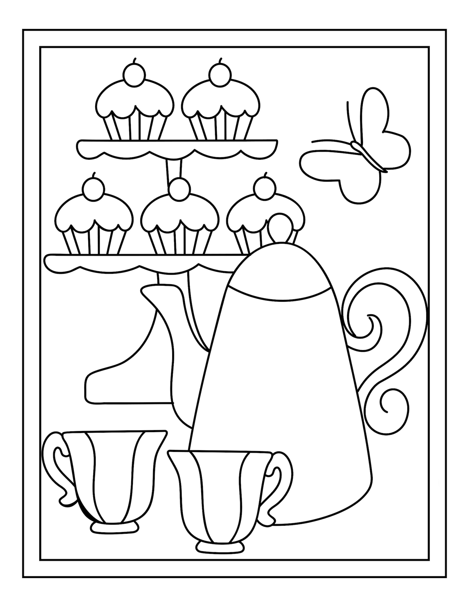 98 Boba Tea Coloring Pages Printable 54