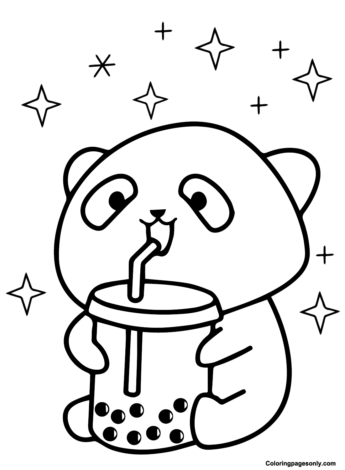 98 Boba Tea Coloring Pages Printable 70