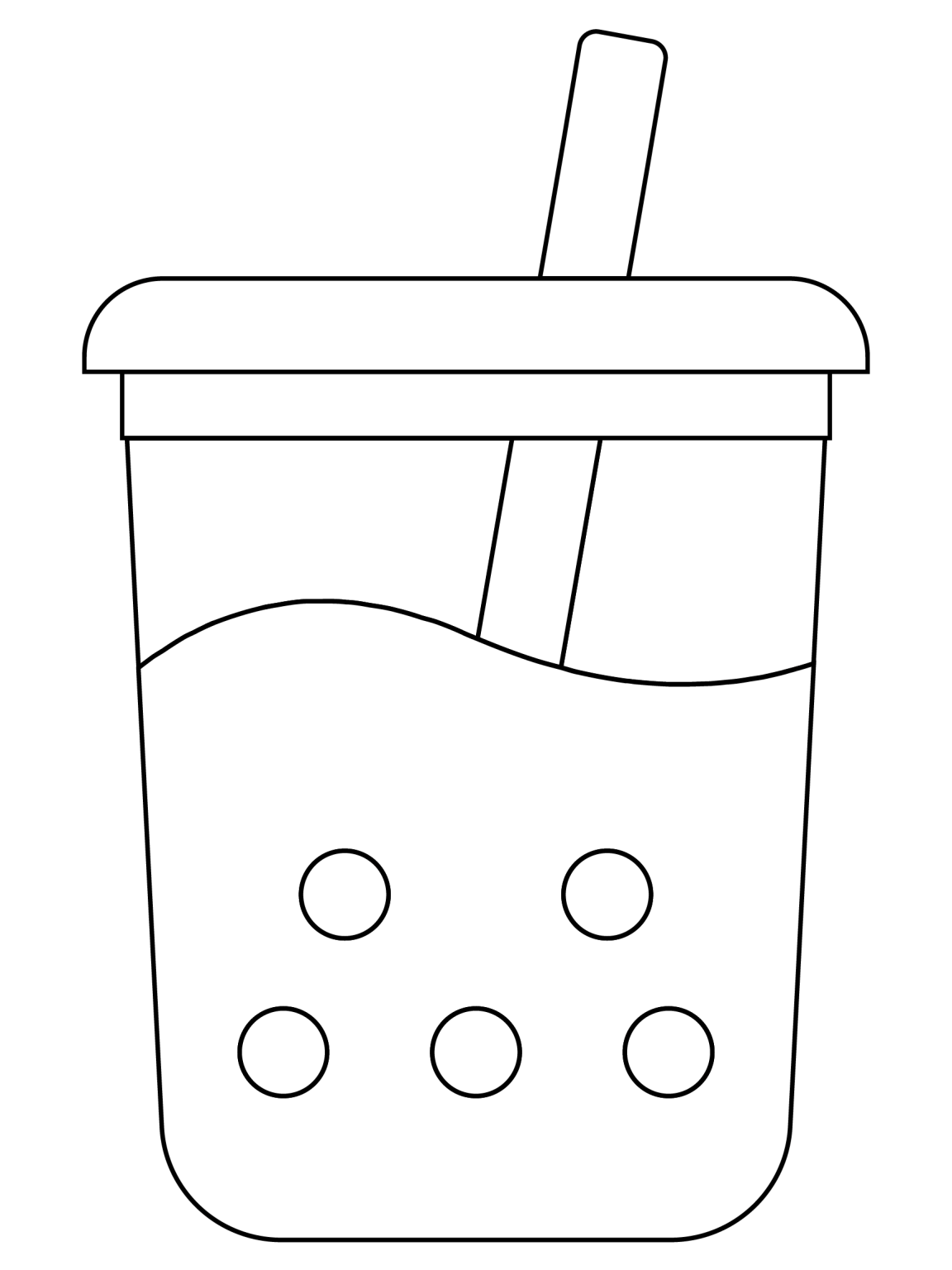 98 Boba Tea Coloring Pages Printable 83