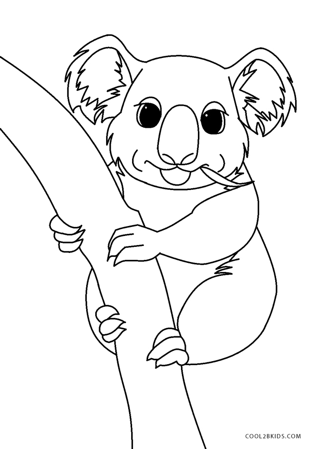 98 Delightful Koala Coloring Pages Printable 35