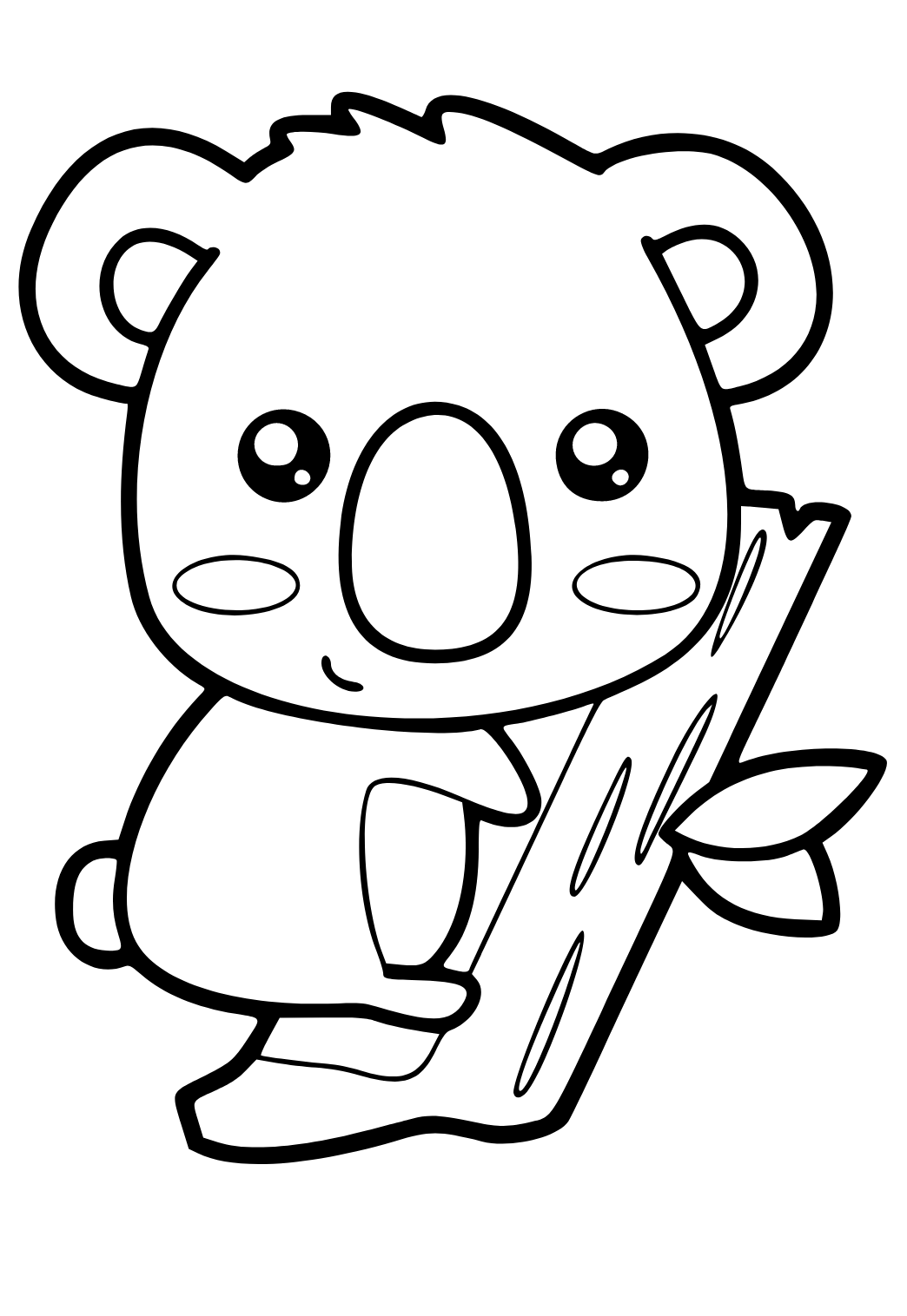 98 Delightful Koala Coloring Pages Printable 36