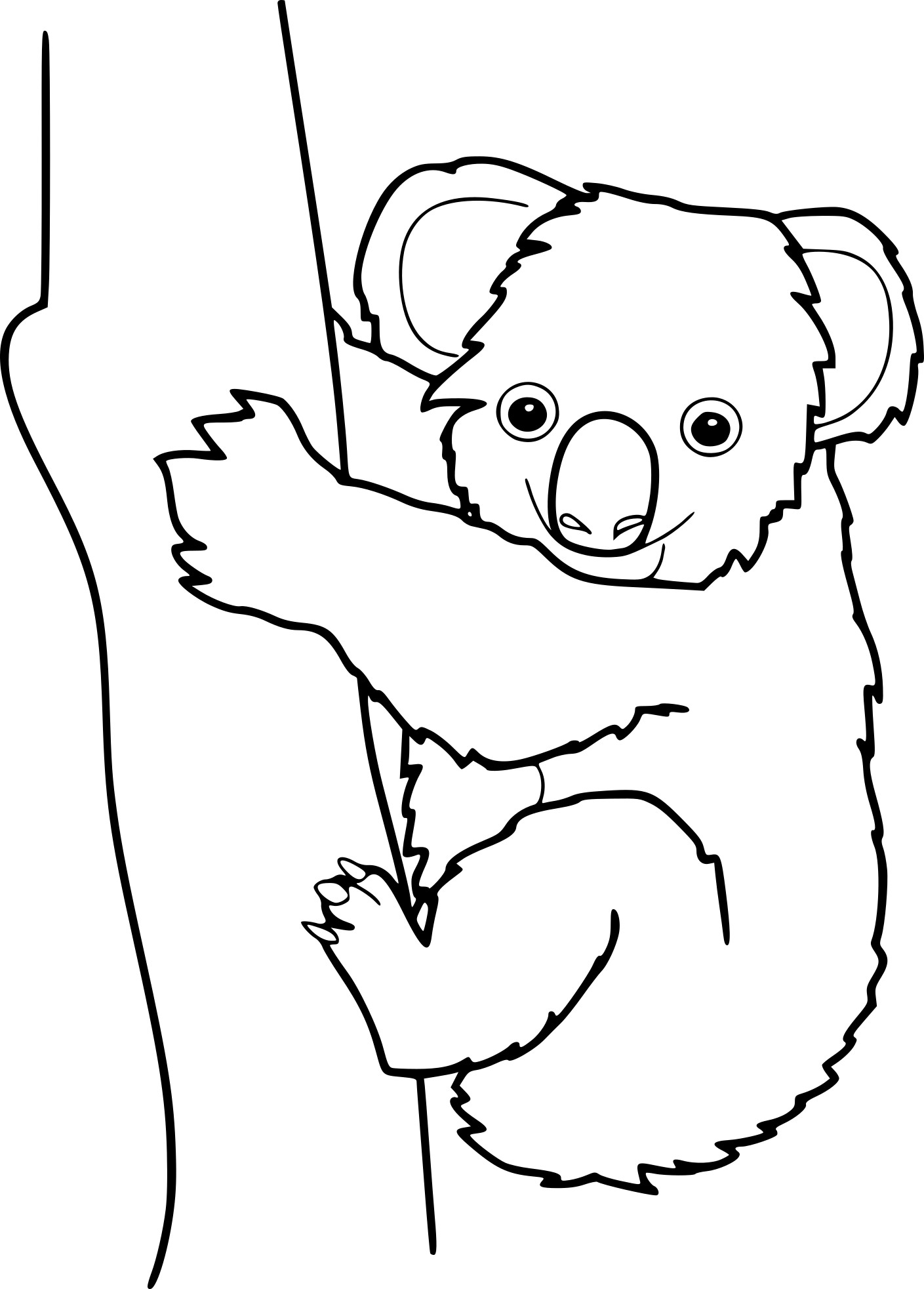 98 Delightful Koala Coloring Pages Printable 40