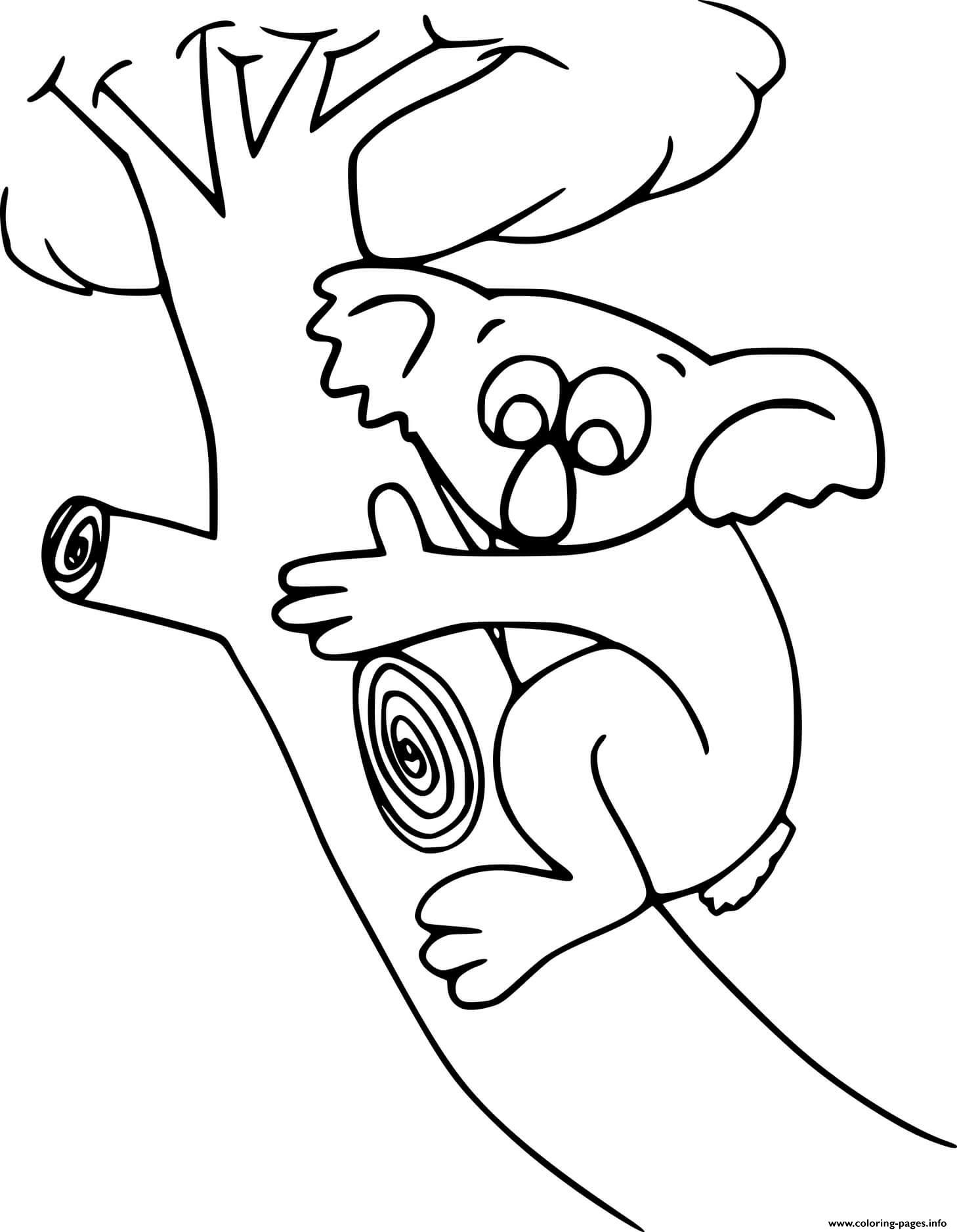 98 Delightful Koala Coloring Pages Printable 41