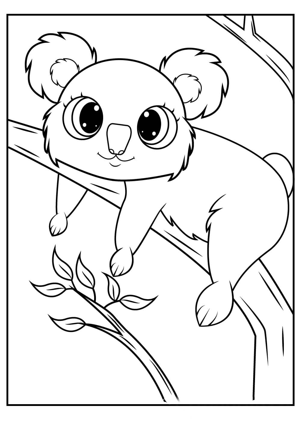 98 Delightful Koala Coloring Pages Printable 45