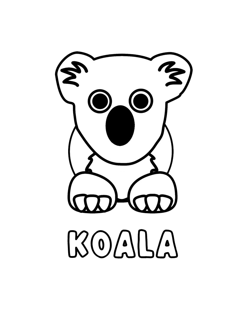 98 Delightful Koala Coloring Pages Printable 46