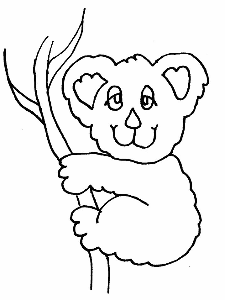 98 Delightful Koala Coloring Pages Printable 48