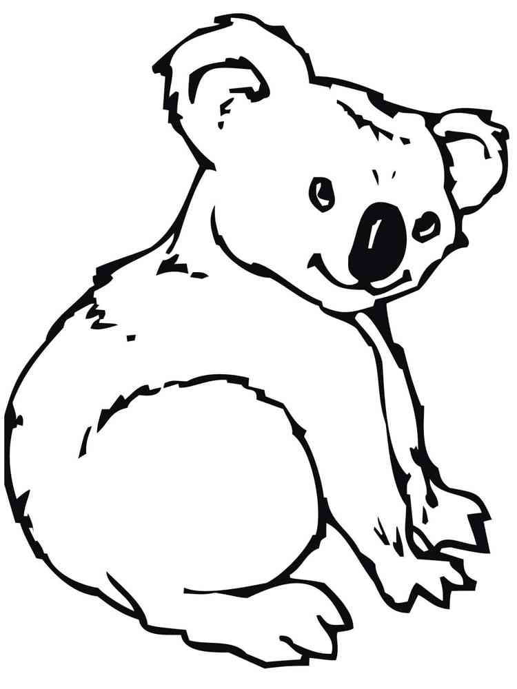 98 Delightful Koala Coloring Pages Printable 62