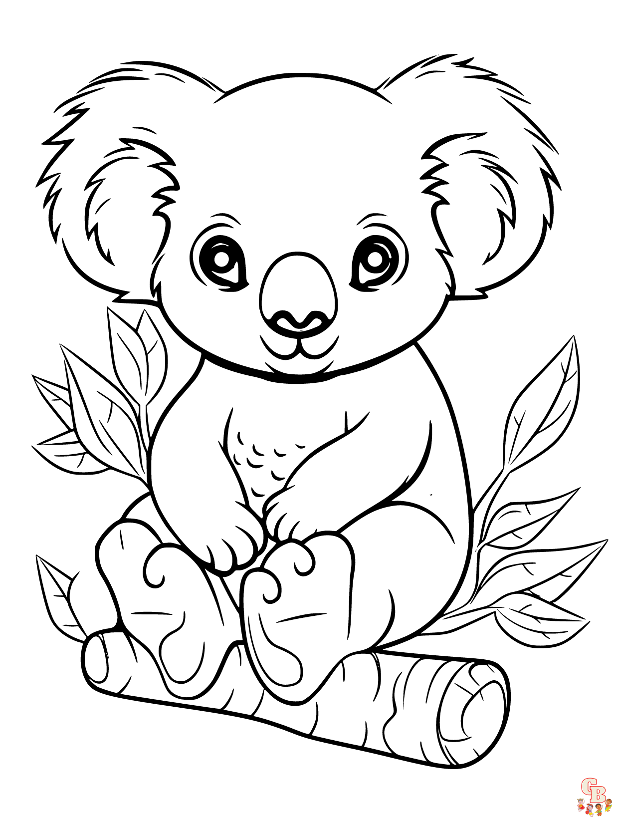 98 Delightful Koala Coloring Pages Printable 65