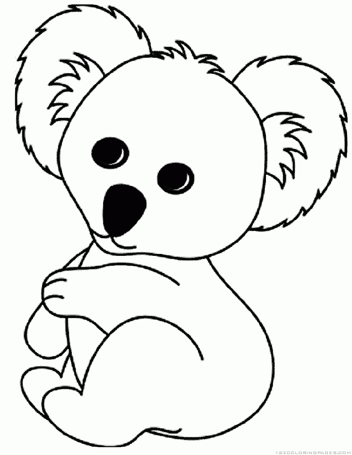 98 Delightful Koala Coloring Pages Printable 71