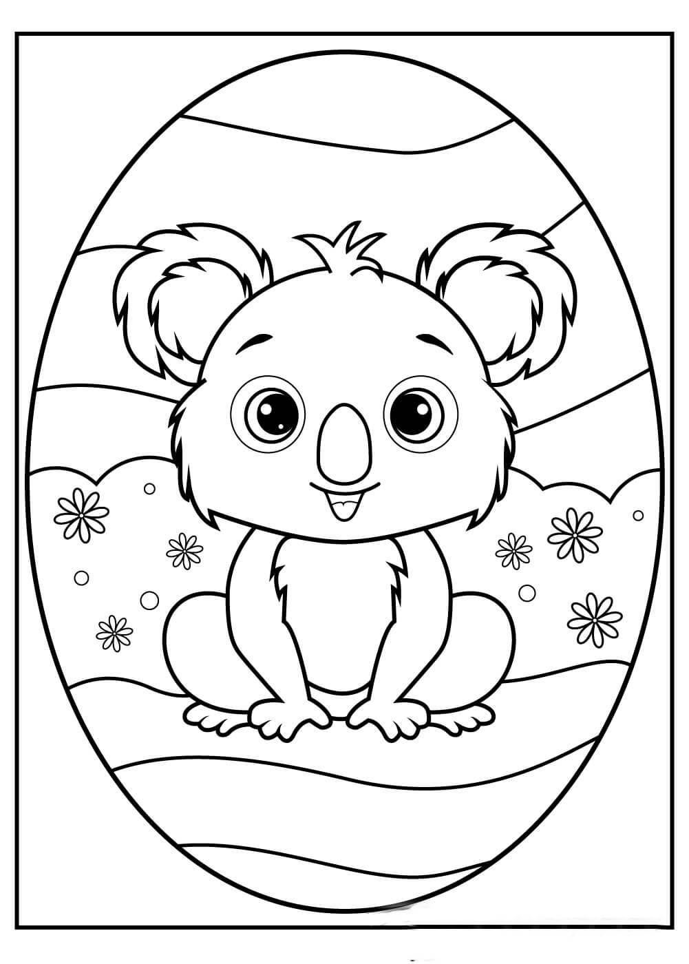 98 Delightful Koala Coloring Pages Printable 86