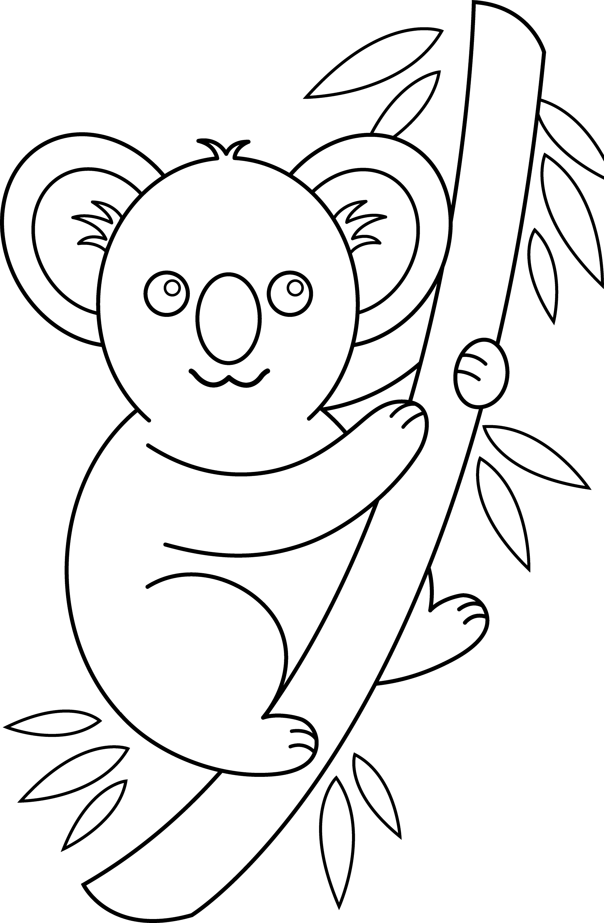 98 Delightful Koala Coloring Pages Printable 91